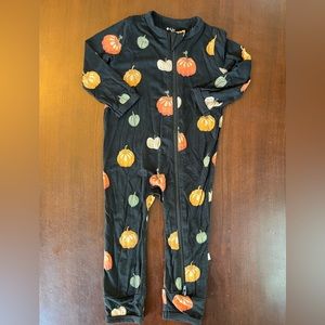 Kyte Baby. Zippered Romper. Midnight Pumpkin. 6-12 months. VGUC